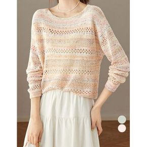 ATMARK 네트믹스컬러라운드니트 AA66KN008G_P435077760