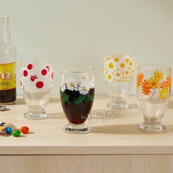 MoMA 모마 레트로 유리 컵 MOMA RETRO FOOTED GLASS CUP