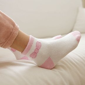 여자 리본 수면 양말 W8019