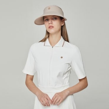 BOSS GOLF 더블 B 와이드 바이저 WOMAN BEIGE