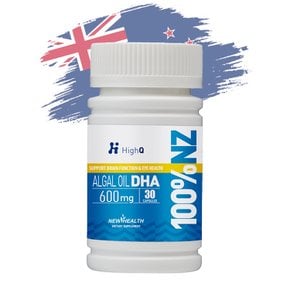 하이큐 뉴질랜드 식물성 오메가3 DHA 600mg 30캡슐x6개