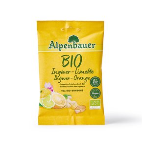유기농 알펜바우어 진저 라임 오렌지 캔디 생강 사탕 90g