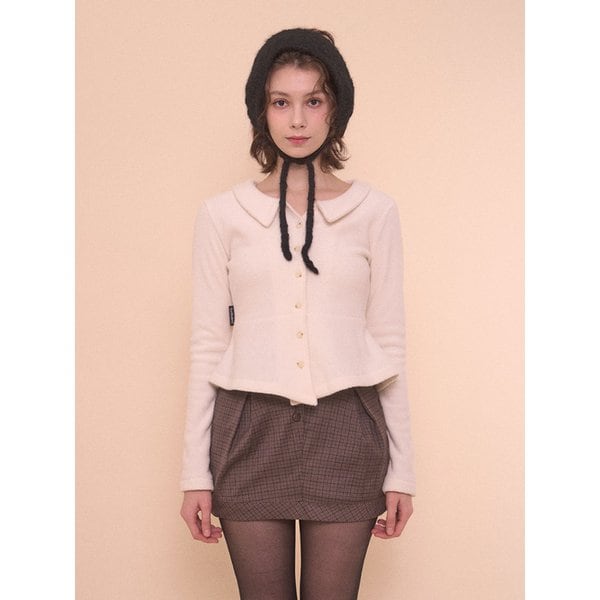 BOUCLE PLAIN SHIRTS-IVORY