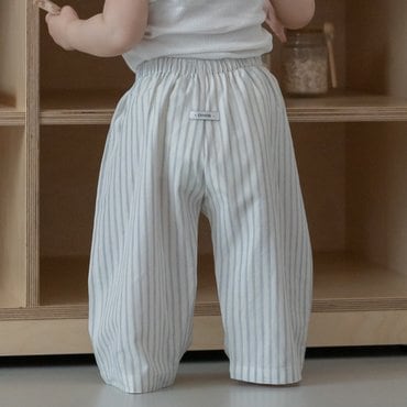 오브히어 베이비 키즈 스트라이프 팬츠