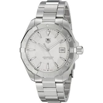  미국 태그호이어 시계 TAG Heuer Mens Aquaracer 쿼츠스테인리스 스틸 Dress 워치 ColorSilver-T