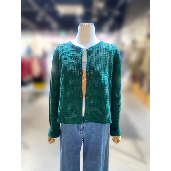 [여주점] 메쉬 꽃 니트가디건 (BAKC51531)