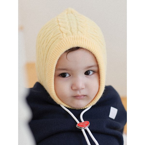 [KIDS] 스너그 케이블 가을겨울 바라클라바 옐로우