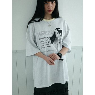 ★ WONDER VISITOR★ KAWAii HEESU Overfit Raglan Tshirt Navy WONDER VISITOR] KAWAii HEESU Overfit Raglan T-shirt (Navy