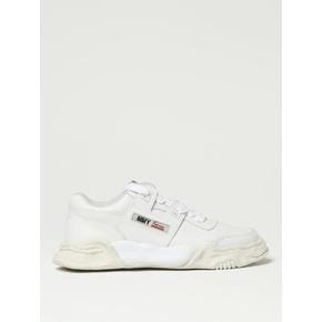메종 미하라 야스히로 파커 OG 솔 레더 로우탑 A08FW702WHITE
