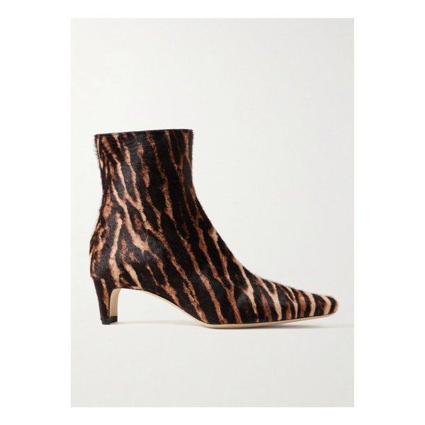 스타우드 왈리 레오파드 프린트 카프 헤어 앵클 부츠 1647597343152900