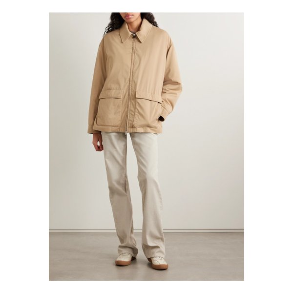 아우렐리우스 패딩 코튼 캐시미어 혼방 개버딘 재킷 샌드 46376663162871823