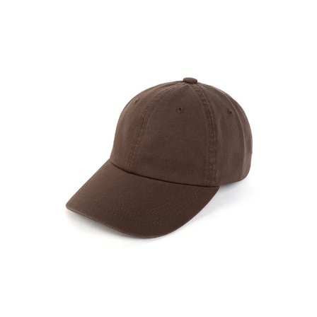 르커스텀 LECUSTOM 14S STONE WASHED BALL CAP (BROWN)