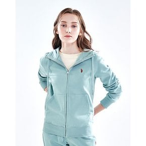 [U.S. POLO ASSN.] 여성 USA COTTON 이지웨어 상의_JADE GREEN