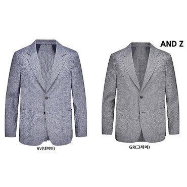 앤드지 (대박찬스)시원한 린넨 혼방소재 의 투톤컬러 캐주얼 자켓 2종1택 (BZF2KG1105)