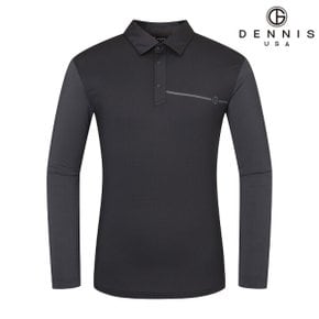 DENNIS 남성)베이직 냉감 소매 긴팔카라티_NAQMMTS021