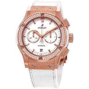 미국 위블로 시계 Hublot Classic Fusion 18kt Rose Gold Diamonds 크로노그래프 Automatic Ladi