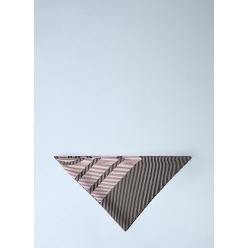 Centered Monogram Silk Scarf
