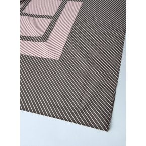 Centered Monogram Silk Scarf