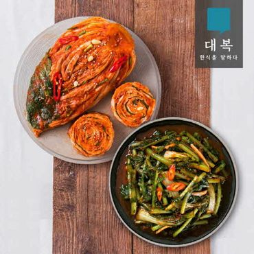 신세계라이브쇼핑 대복 포기김치 2kg+열무김치2kg (꽃게육수로 시원하고 아삭한 맛)