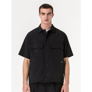 골스튜디오 [코엑스몰] 반팔티 TASLAN OUT POCKET SHIRTS-BLACK