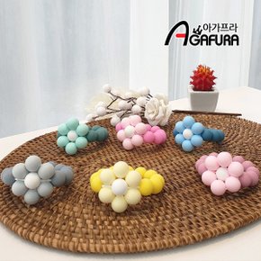 플라워치발기/신생아장난감/백일선물/아기선물 핸드메이드 플래티넘 출산선물