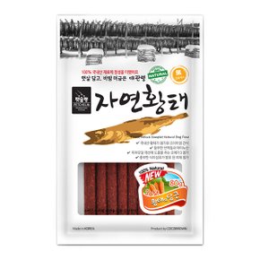 펫슐랭 자연황태 스틱 80g-황태당근