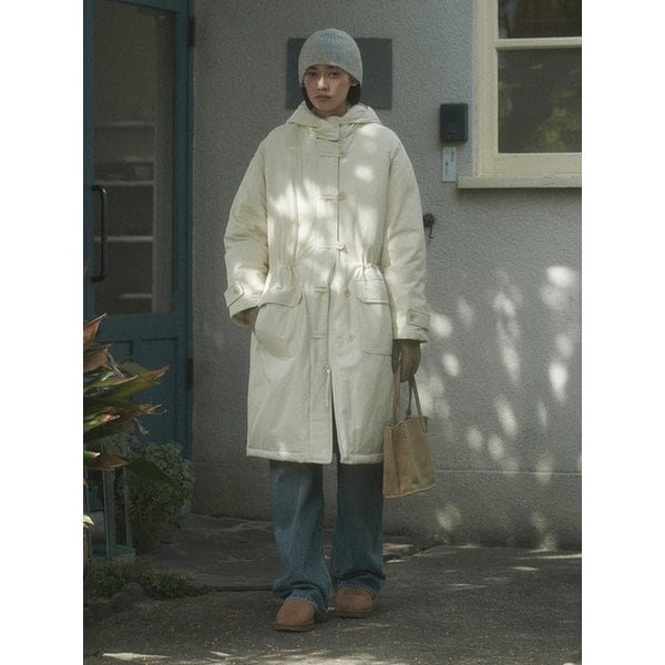 DELLA GOOSE LONG PADDING JUMPER_IVORY