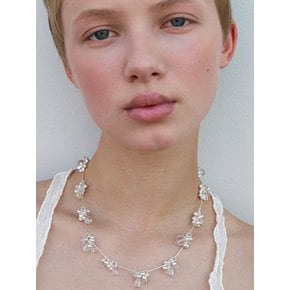 Silver Bubble  Necklace