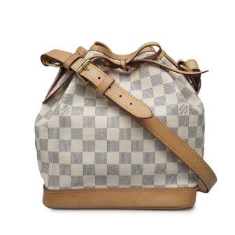 LOUIS VUITTON [중고명품] 루이비통 베이지 다미에 아주르 노에 BB 버킷백 PC0251