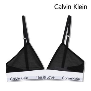 Calvin Klein 캘빈클라인 브라렛 언라인드 트라이앵글 블랙 QF7204-UB1
