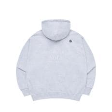 BASIC LOGO NEEDLEWORK HOODIE ZIP UP MELANGE 베이직니들워크집업 멜란지 ZPPLBS-MEL