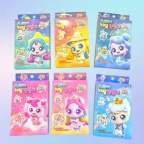 스티커 키링 만들기 슈팅스타 티니핑 DIY 놀이 하츄핑 왕자핑 오로라핑 선택