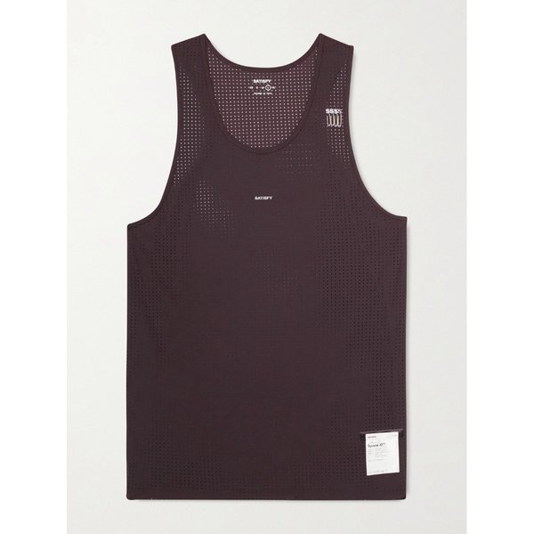 로고 아플리케 장식 스페이스-O 메쉬 탱크 탑 46376663163018344