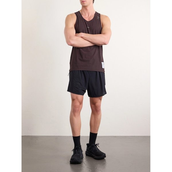 로고 아플리케 장식 스페이스-O 메쉬 탱크 탑 46376663163018344