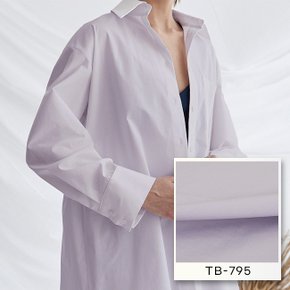 내수-코튼 블렌드 고밀도 스판 솔리드 (120g) TB-795 패브릭원단