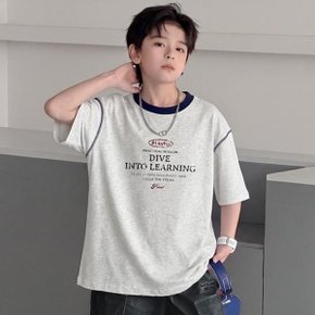 베비포 주니어 남아  루즈핏 반팔티 초등 고학년 데일리룩 DQ3 (5042...