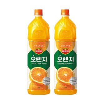  롯데칠성 델몬트오렌지주스 1.5L 4펫