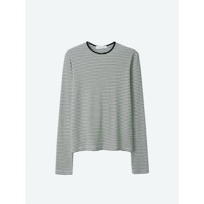 basic stripe t-shirt_ivory