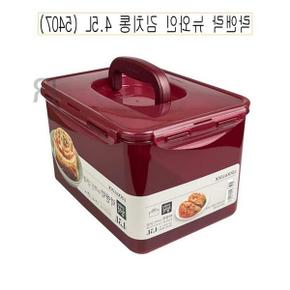 뉴와인 김 4.5L (5407) Ms9 통 쌀 반찬 보관 냉장고 플라스틱틱 용기 밀폐 김장 김치