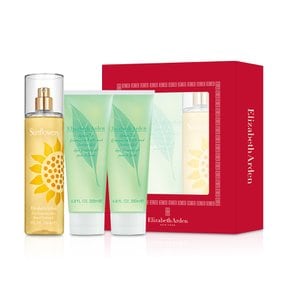 [공식수입] 아덴 썬플라워 바디미스트 236ml+그린티 샤워젤 200ml 2개 3종 세트