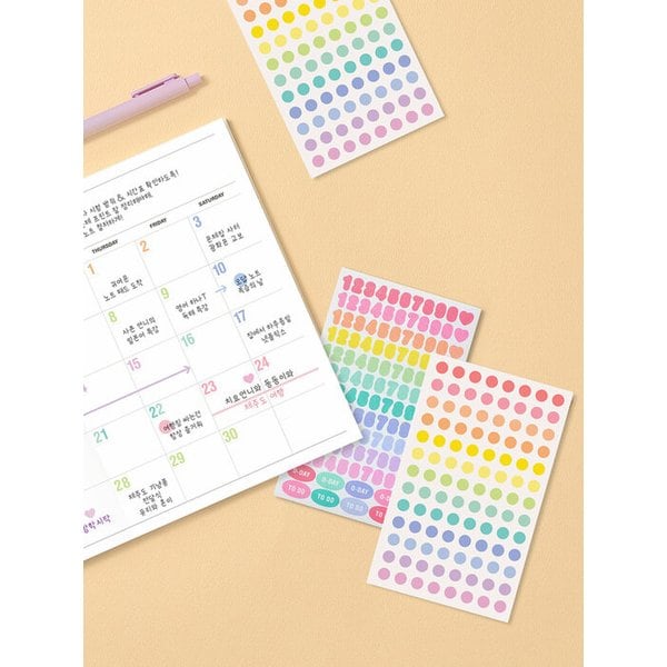 포인트 스티커 세트