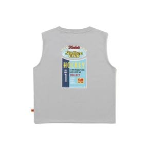 [공식]스테디움 클럽 에어로쿨 슬리브리스 티셔츠 키즈 MELANGE GREY