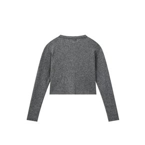 Cashmere ribbed cardigan_grey