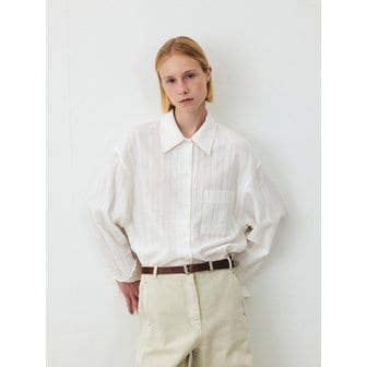 모한 TFF OVERFIT CREASE SHIRT_WHITE