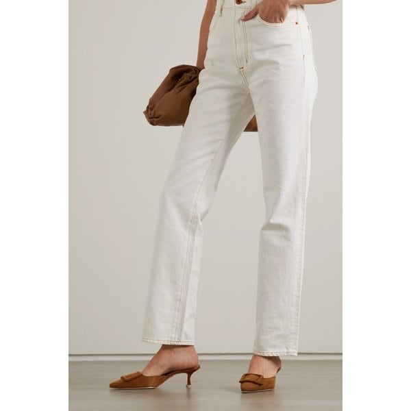 메이세일 버클 스웨이드 뮬 50mm 탠 브라운 34480784411991944