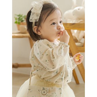 아림클로젯 쪼꼬미 발걸음 둘 - 유아 플라워 가디건