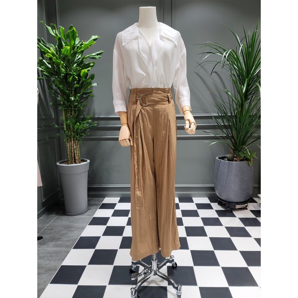 [여주점] 벨티드 와이드 팬츠(SAPT02041)