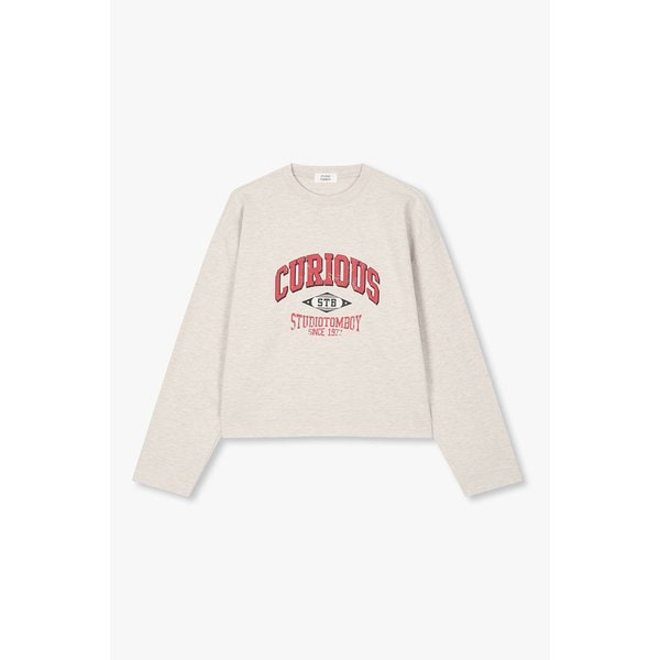 큐리어스 그래픽 롱슬리브 티셔츠 9176122972008