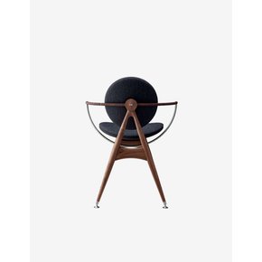 [Overgaard_Dyrman] Circle Dining Chair /with Armrest_chacoal