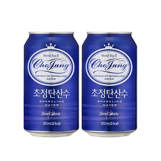 일화 [본사직영] 초정탄산수 350ml 플레인 x 24캔